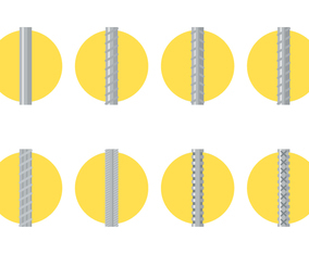 Rebar Flat Icon