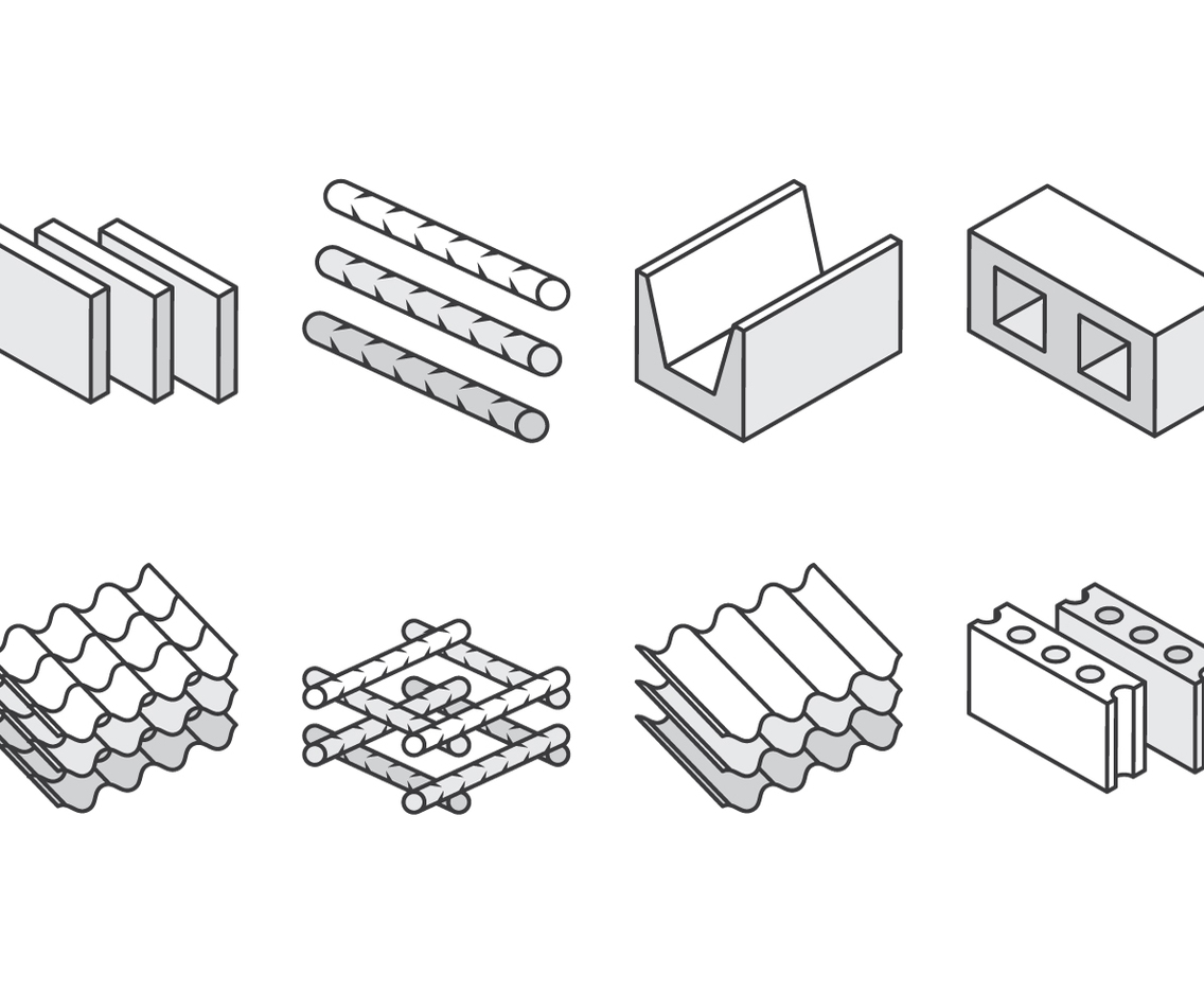 Construction Material Icons