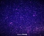 Elegant Purple Magic Dust Background - Vector Glowing Pixie Dust
