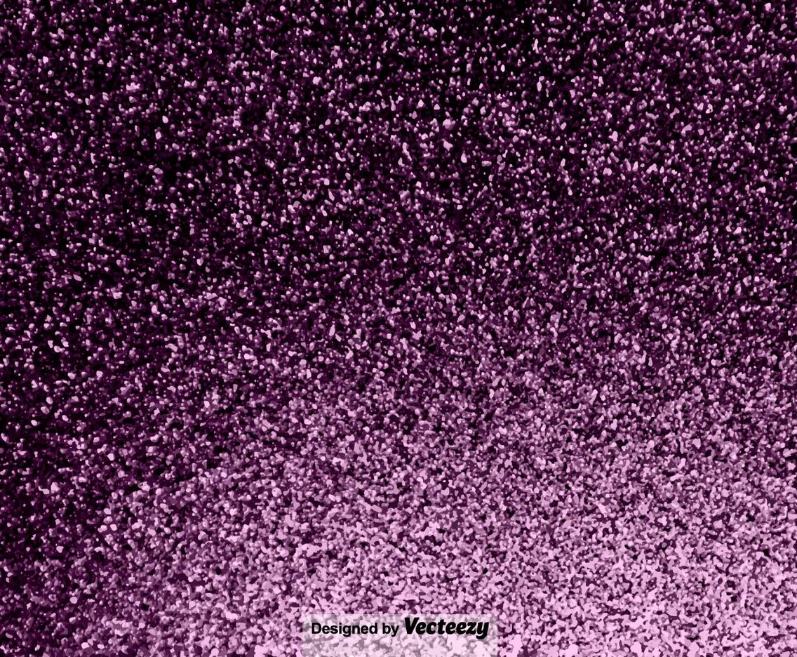 Elegant Purple Magic Dust Background - Vector Glowing Pixie Dust