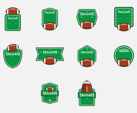 Tailgate Template Icon Set