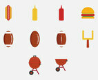 Tailgate Party Icon Set