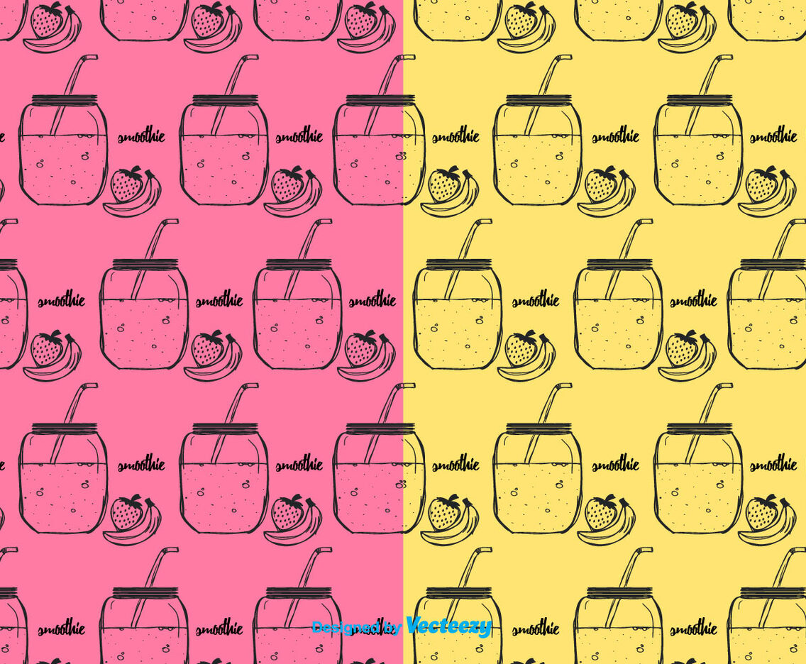 Smoothie Pattern Vector