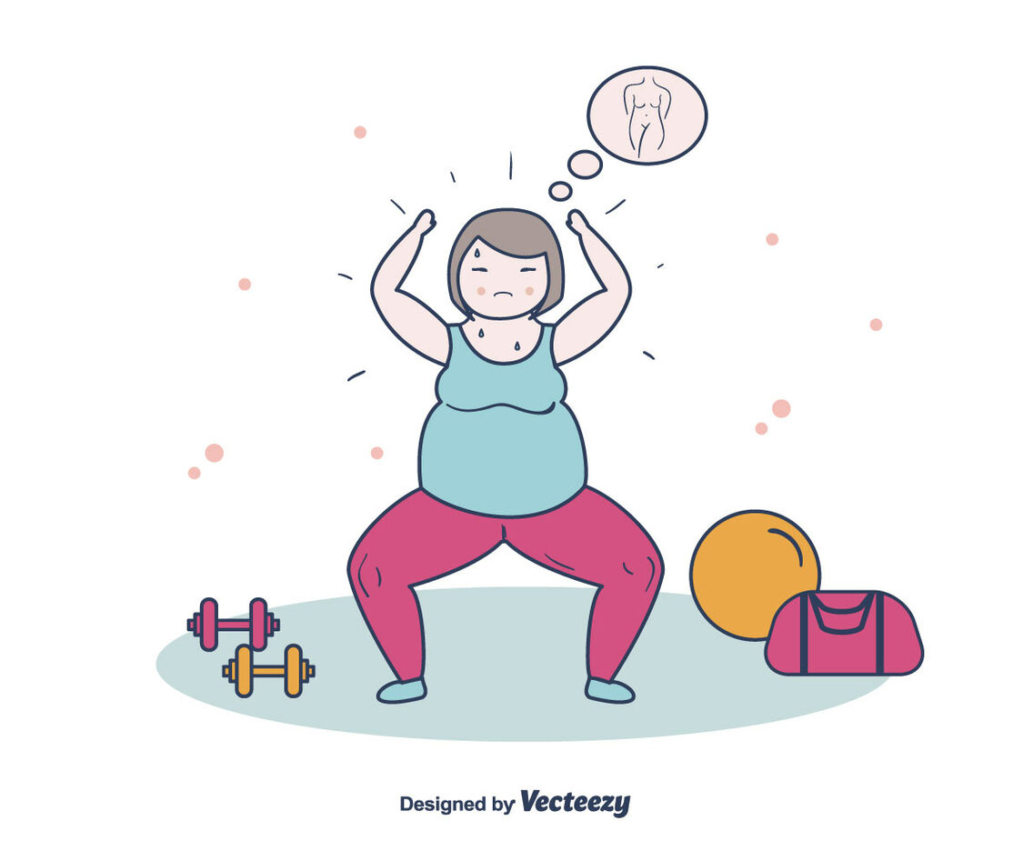 Fat Women Exercising
