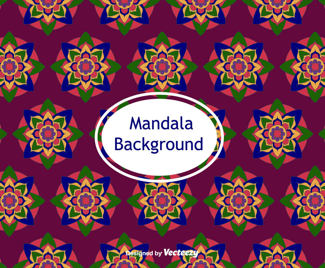 Mandala Background Vector