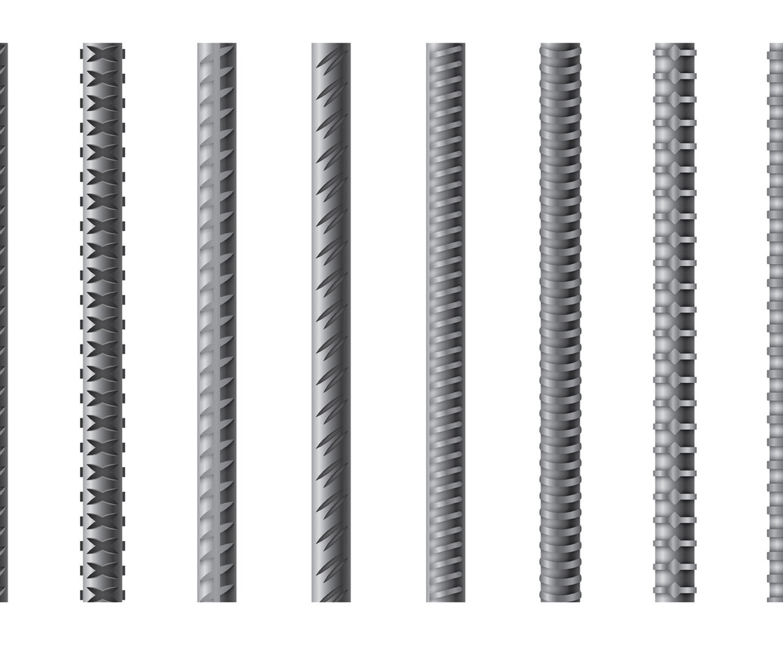 Set Of Rebar Vector