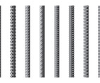 Set Of Rebar Vector