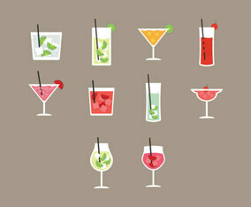 Caipirinha Icon Set