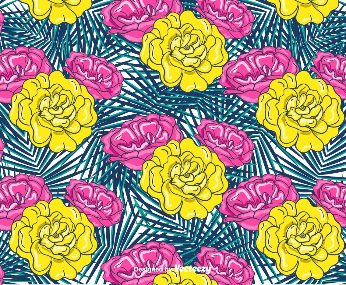 Colorful Flowers Background