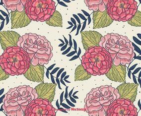 Hand Drawn Floral Background