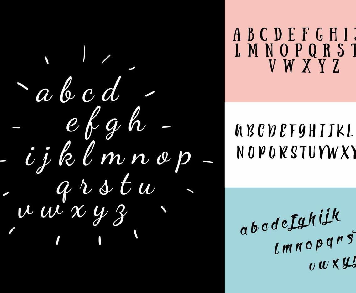 Decorative Alphabet Vector Set
