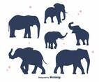 Elephant Silhouette Vector
