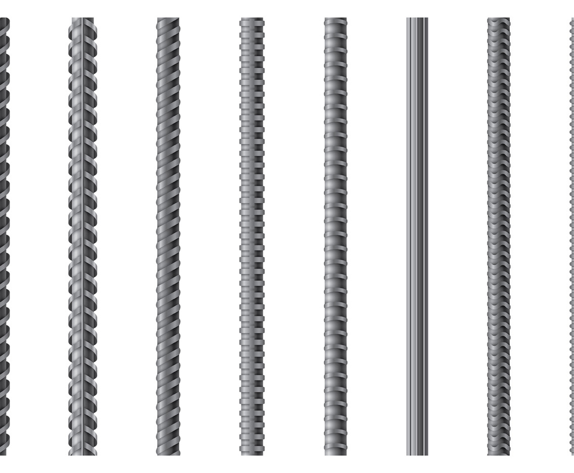 Set Of Rebar Vector