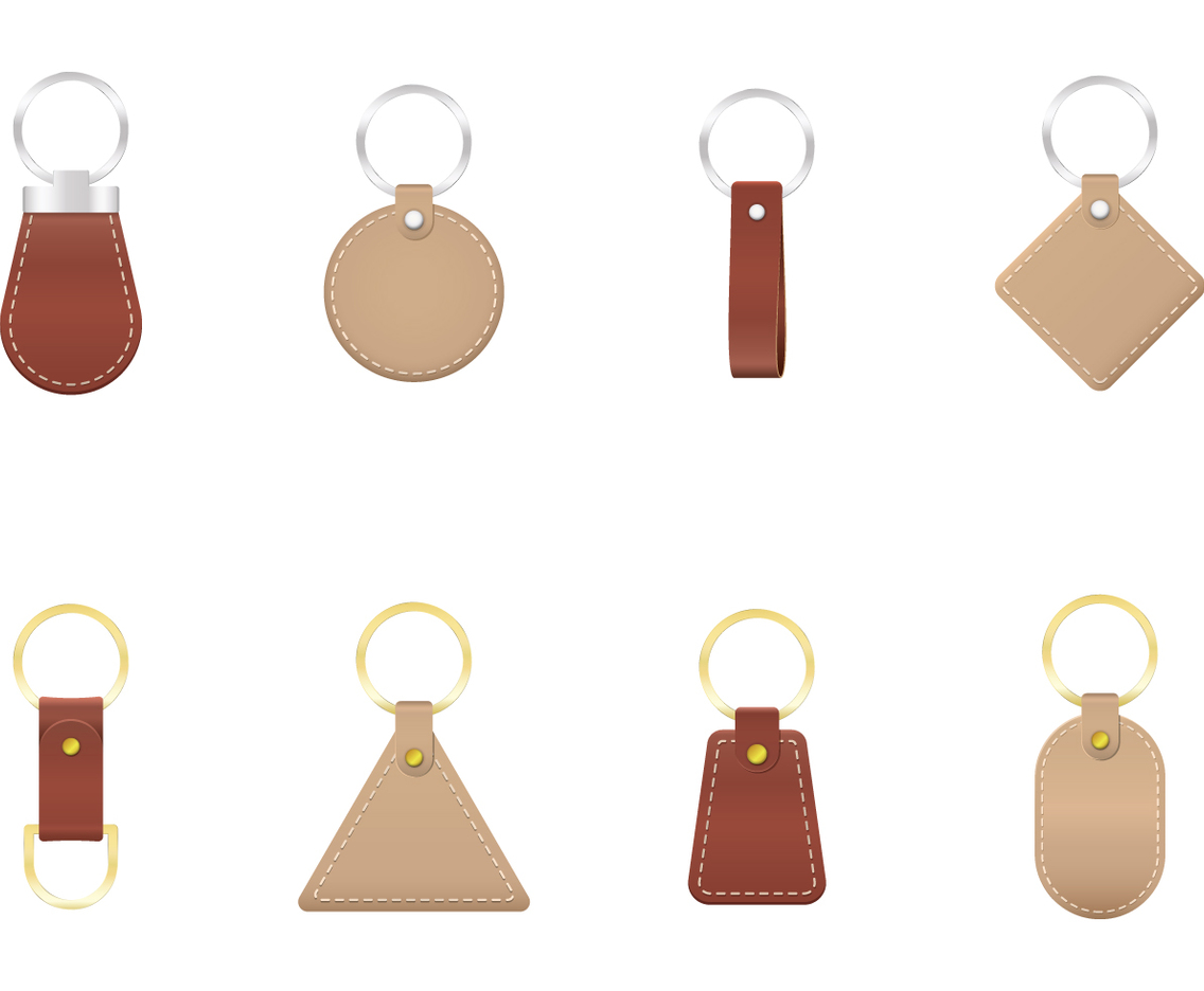 Free Leather Keychains Vector
