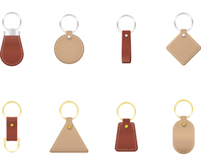 Free Leather Keychains Vector
