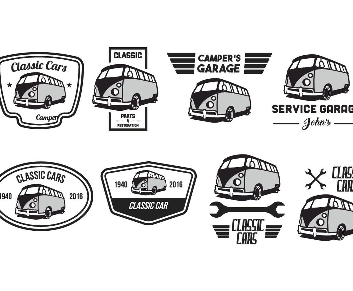 Free Classic Car Vector Pack