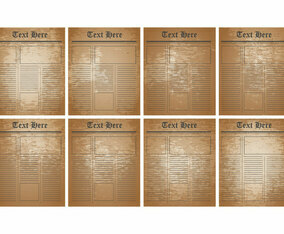 Free Old Newspaper Template Vector