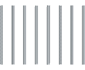 Rebars Vector Set