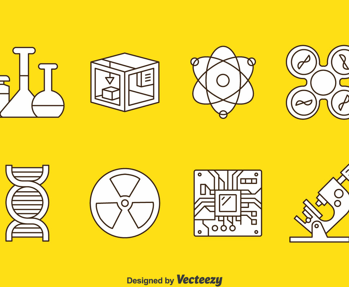 Technology And Science Icons Vector