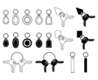 Key Chains Icons