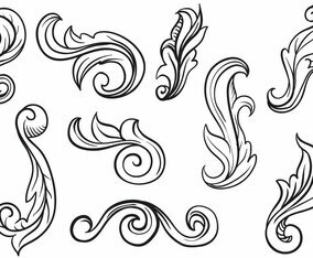 Free Scrollwork Vectors