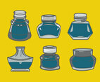 Ink Bottle Vector