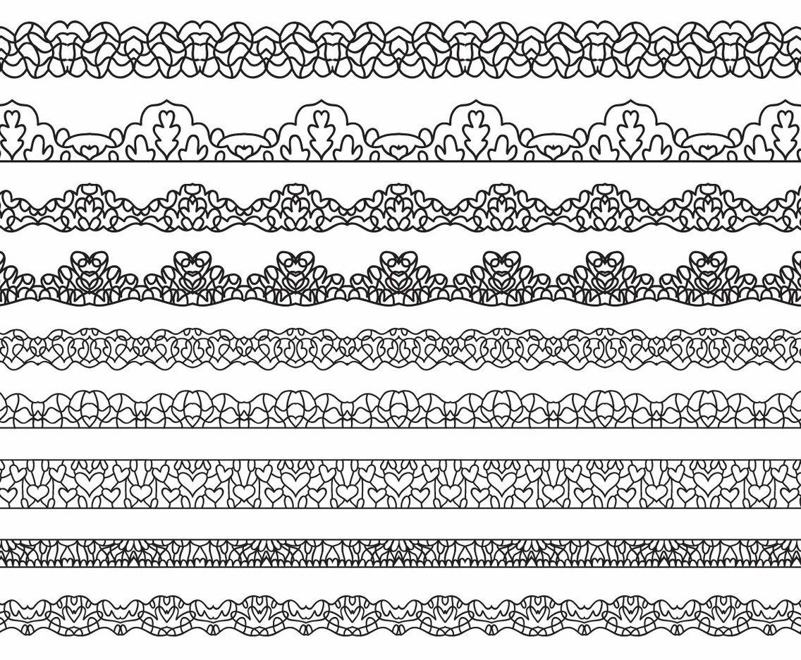 Free Lace Vectors