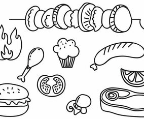 Free Barbeque Vectors
