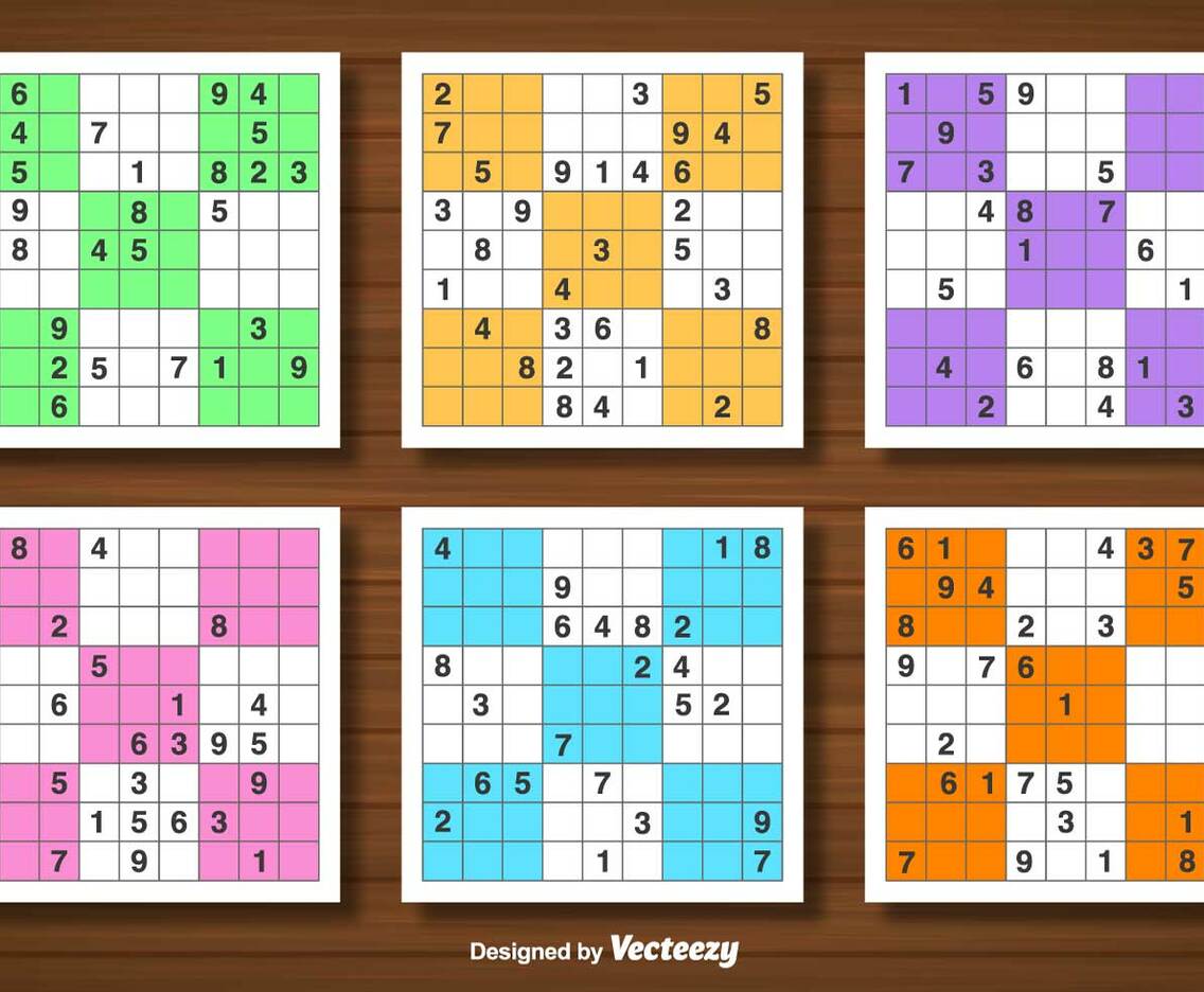 Vector Set Of Sudoku Game