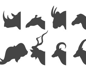 Animal Head Silhouette