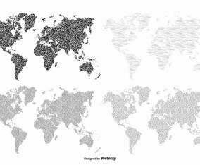 Textured World Maps
