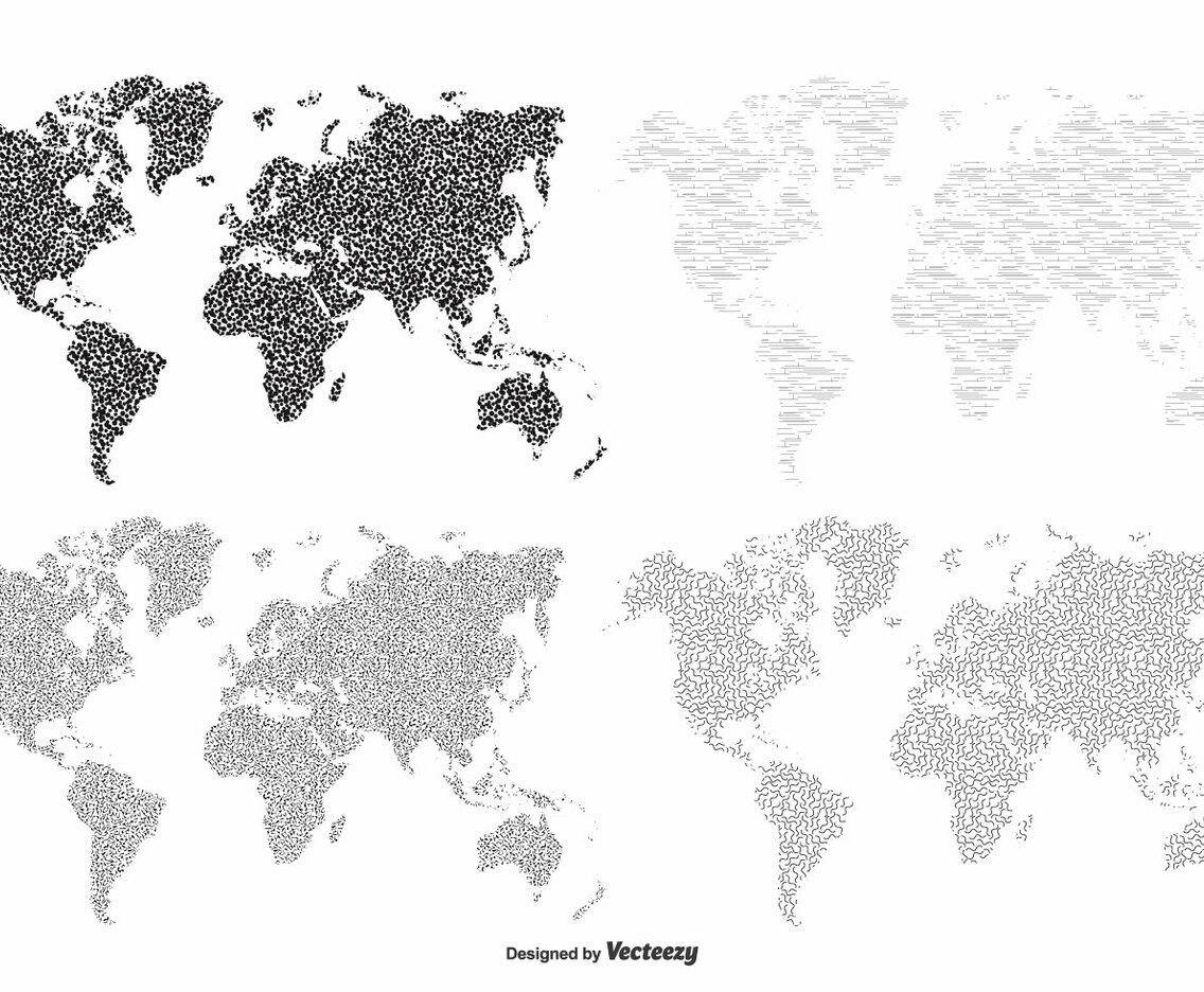 Textured World Maps