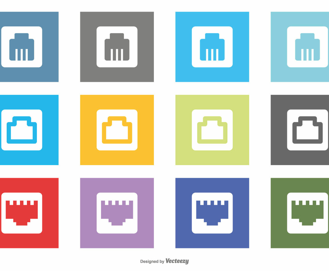 Ethernet Conection Icons