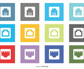 Ethernet Conection Icons