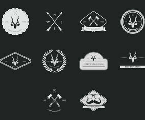 Kudu Hipster Icon Set