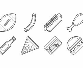 Free Tailgate Feast Icon Vector