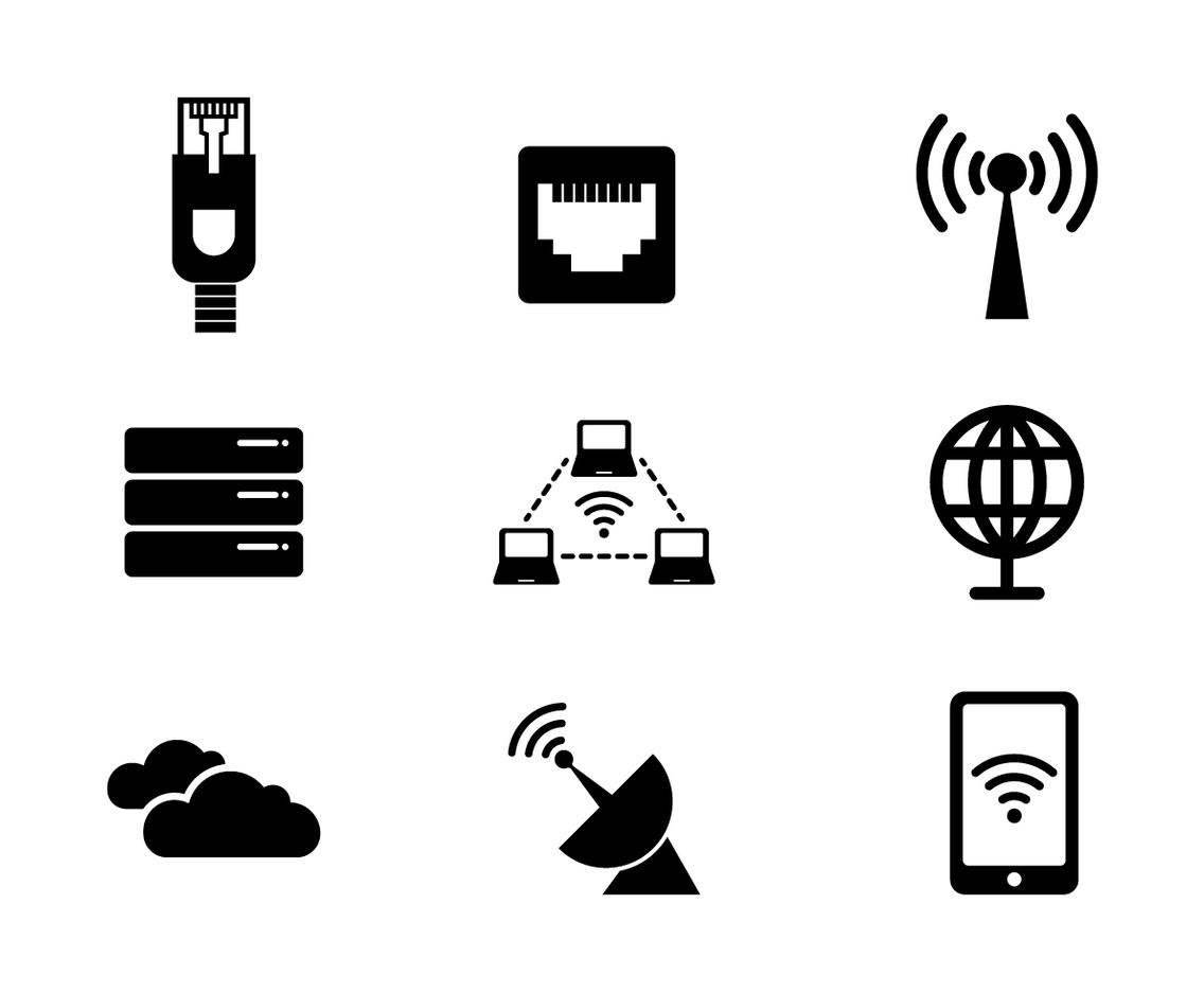 Free Network and Internet Vector Icon