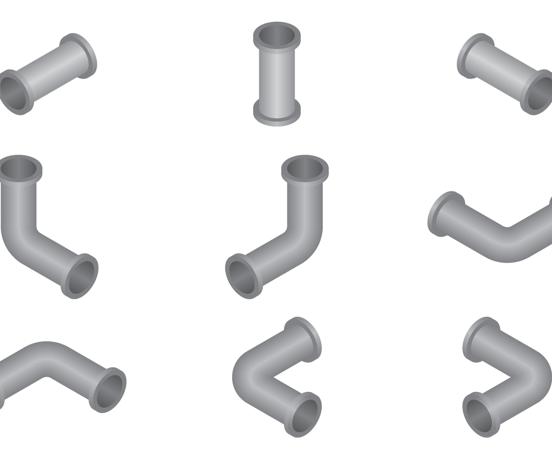 Water Pipe Rebar Vectors