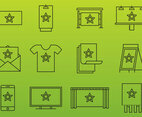 Advertise Line Icons