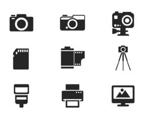 Free Camera and Photography Icon Vector