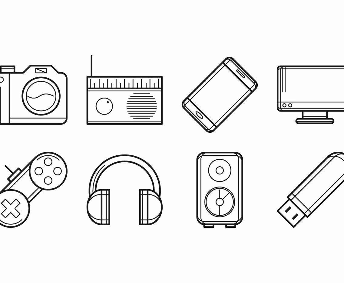 Free Electronic Devices Icon Vector