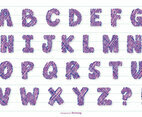 Marker Scribble Style Vector Alphabet