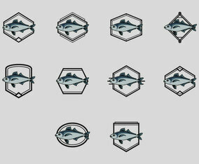 Mackerel Logo Icon Set