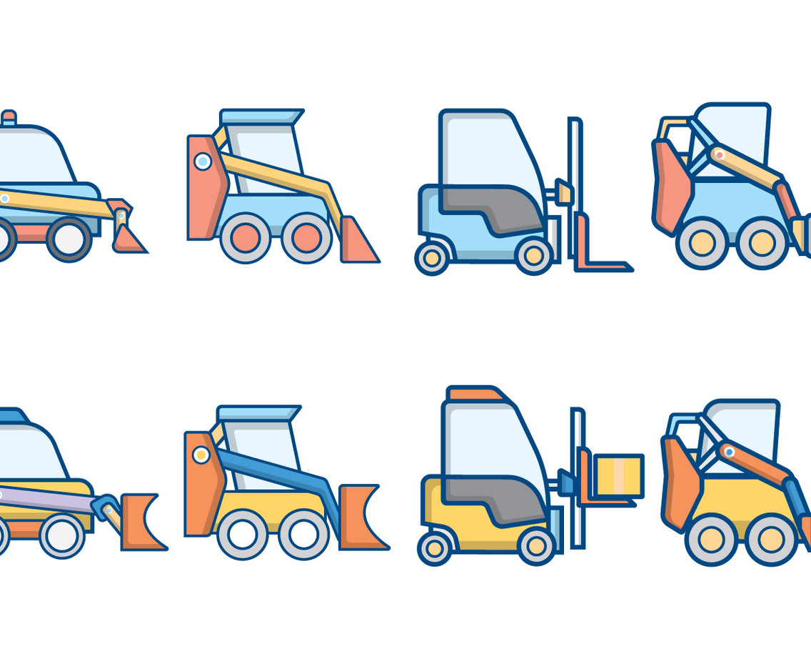 Free Skid Steer Vector