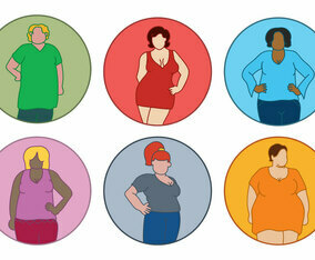 Fat Women Vector