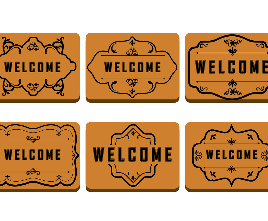Brown Welcome Mat