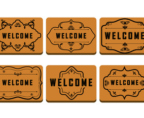 Brown Welcome Mat