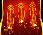 Chinese Fire Crackers Vector