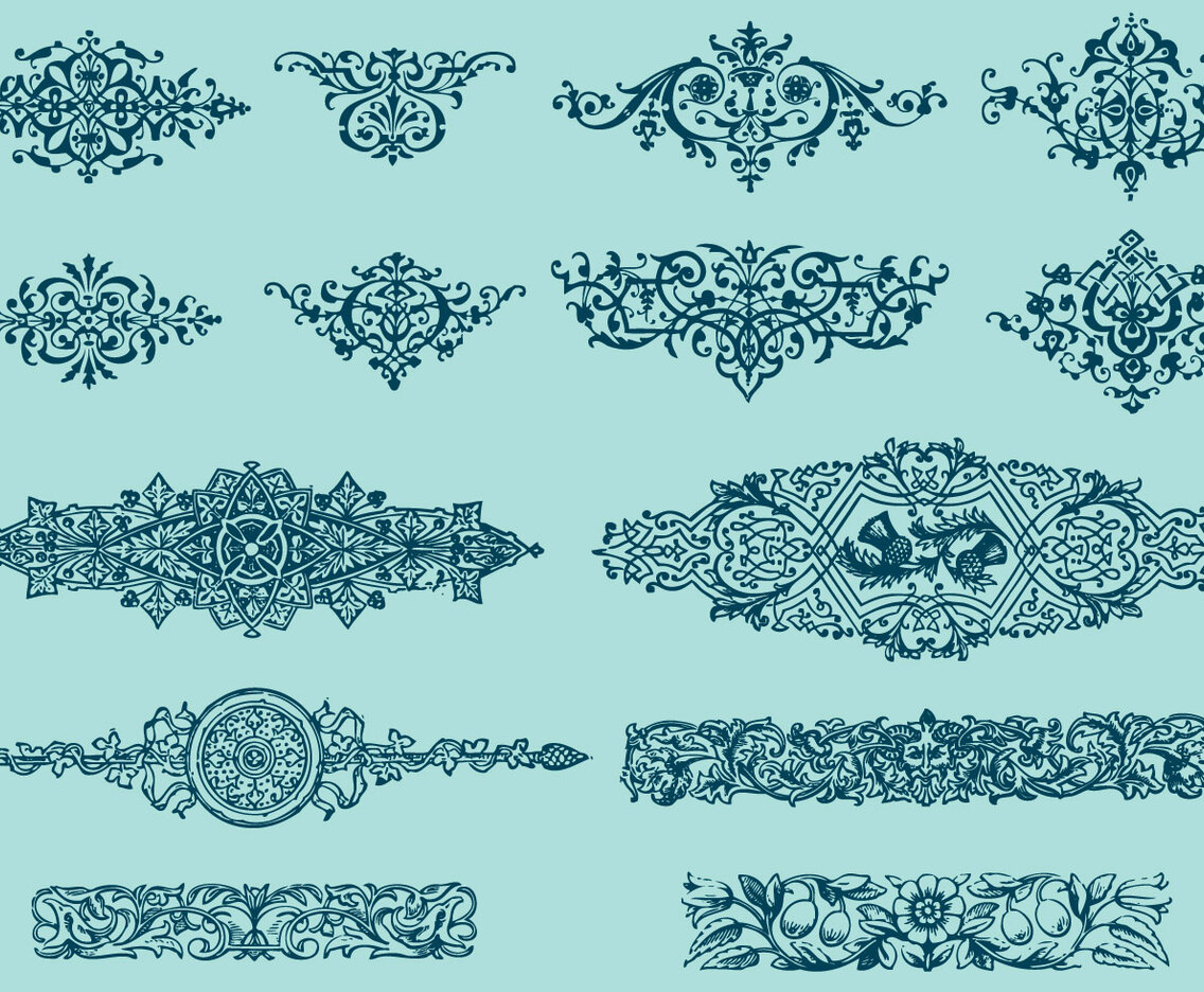 Book Design Ornaments