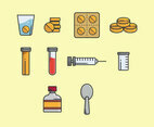 Effervescent Medicine Icon Set